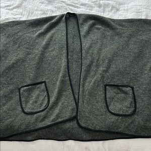 Janice Green Acrylic Wool Knit Cardigan